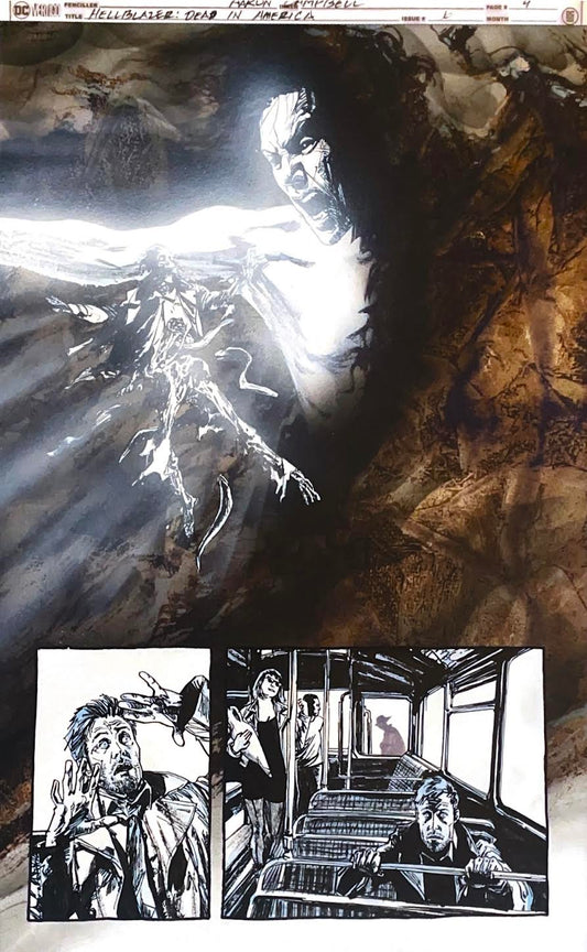 Aaron Campbell -  Hellblazer:  Dead in America Issue 6 -  Page #4