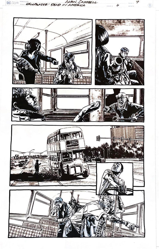 Aaron Campbell -  Hellblazer:  Dead in America Issue 6 -  Page #7