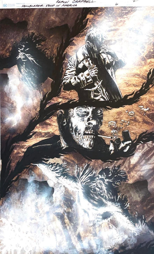 Aaron Campbell -  Hellblazer:  Dead in America Issue 6 -  Page #2