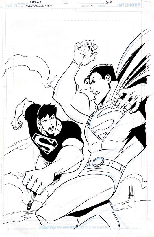 Mike Norton- Young Justice #4 Cover