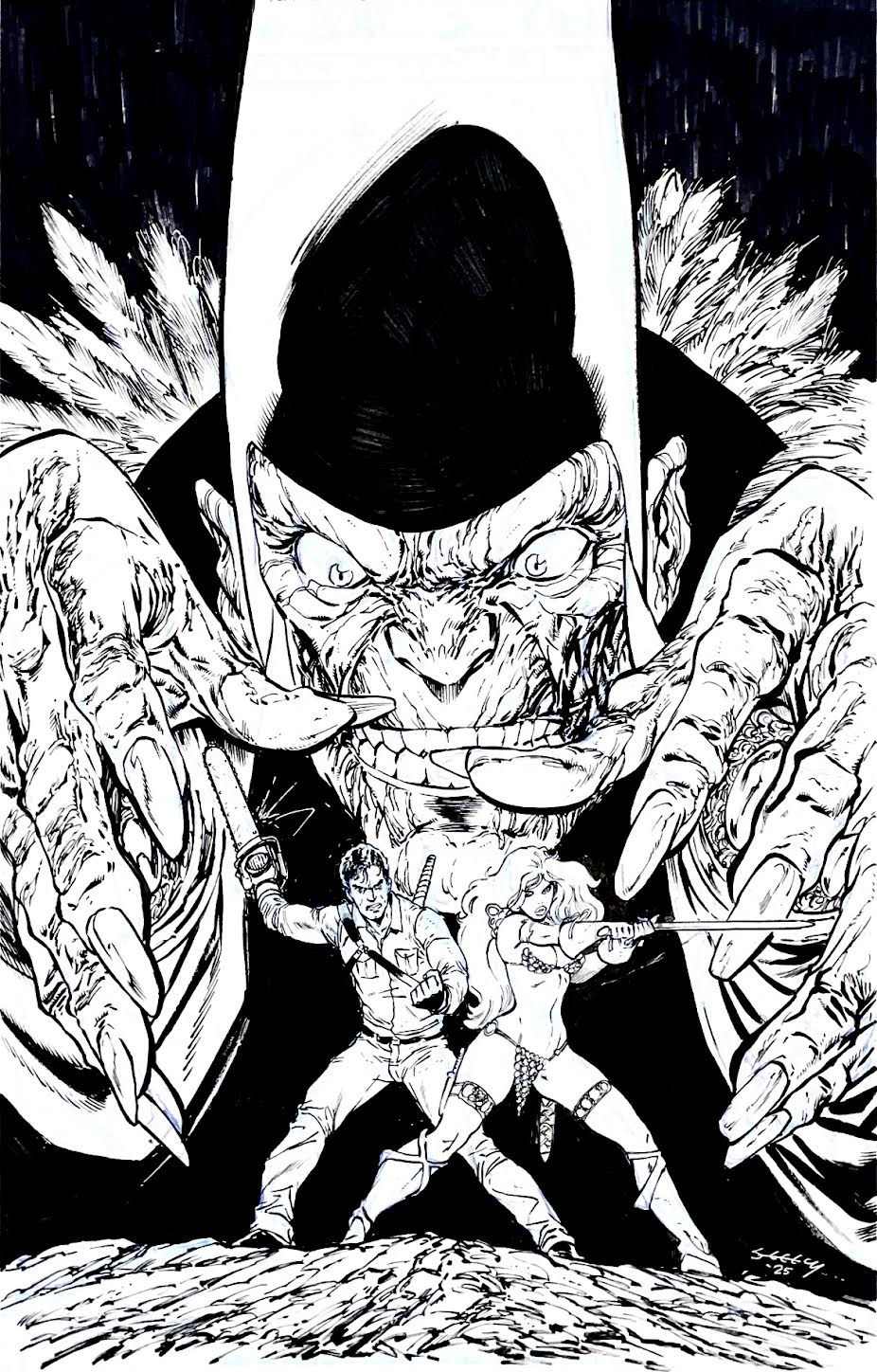 Tim Seeley - Red Sonja vs Army of Darkness 3- Cover