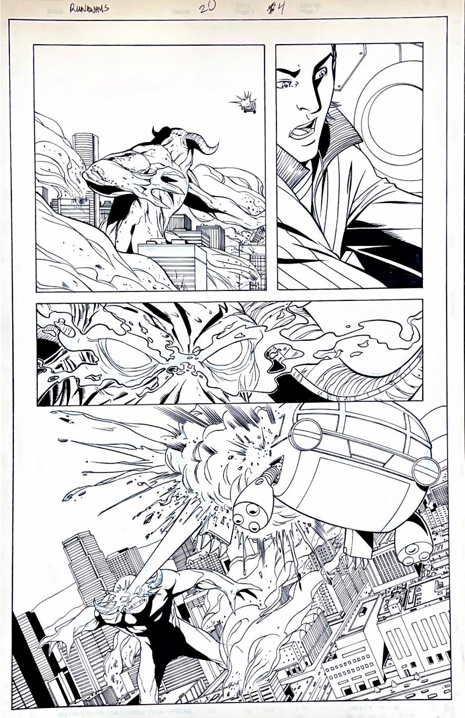 Mike Norton - Runaways - Issue# 20 - Page# 4