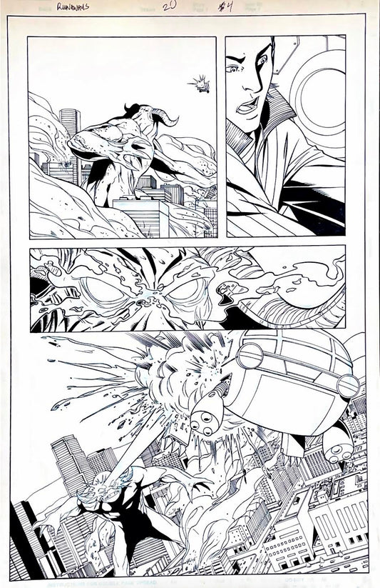 Mike Norton - Runaways - Issue# 20 - Page# 4