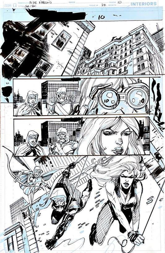 Mike Norton- Green Arrow & Black Canary / Issue 27 Page 10