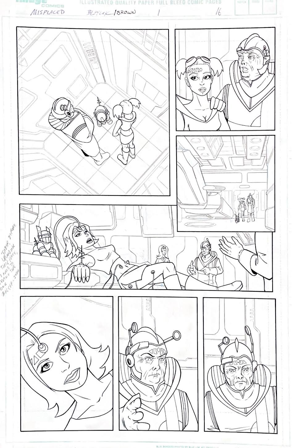 Josh Blaylock - Misplaced- Issue 1 - Page 16 Comic Art