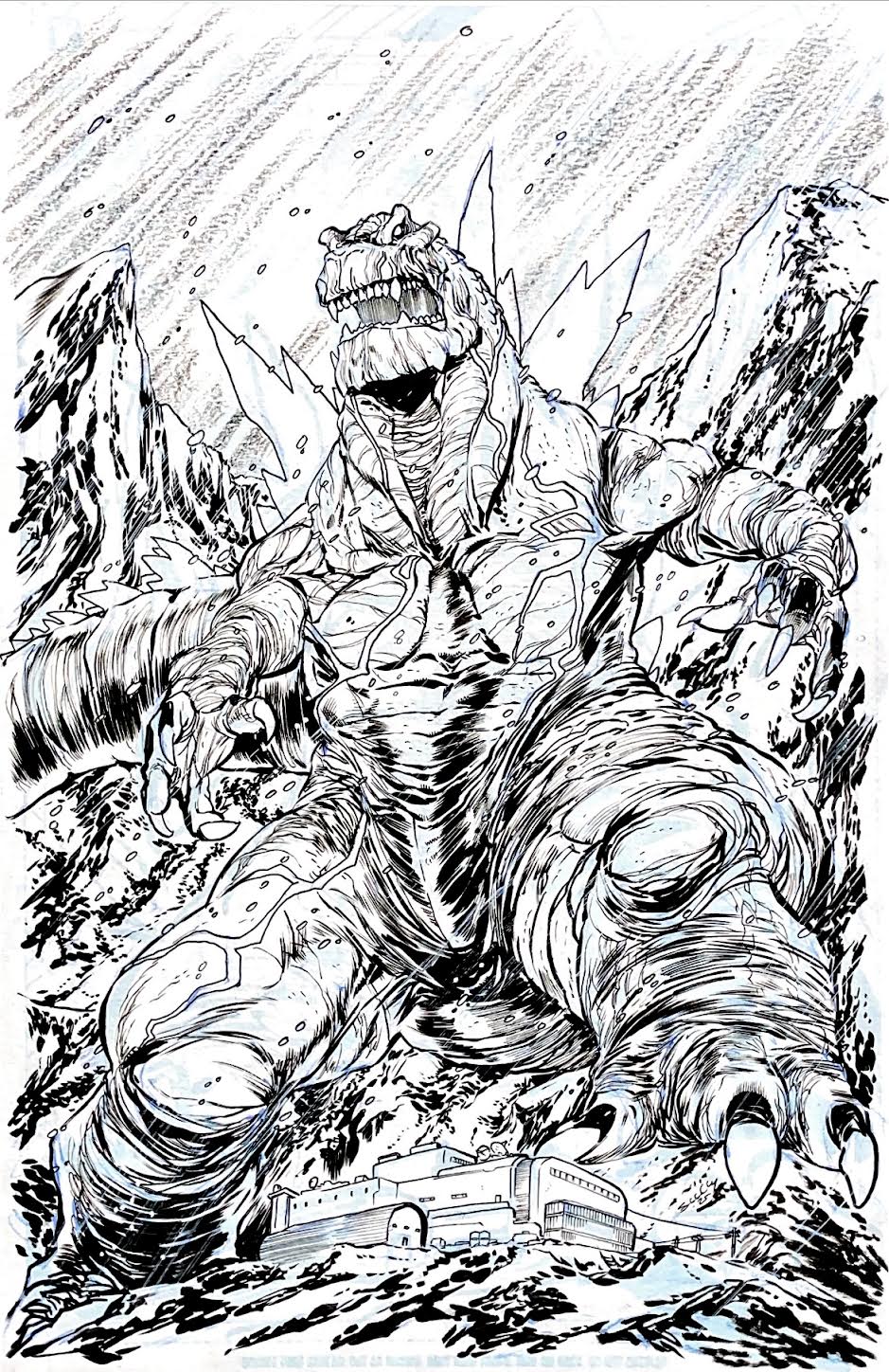 Tim Seeley - Godzilla New Series Issue #2 Cover B Comic Art