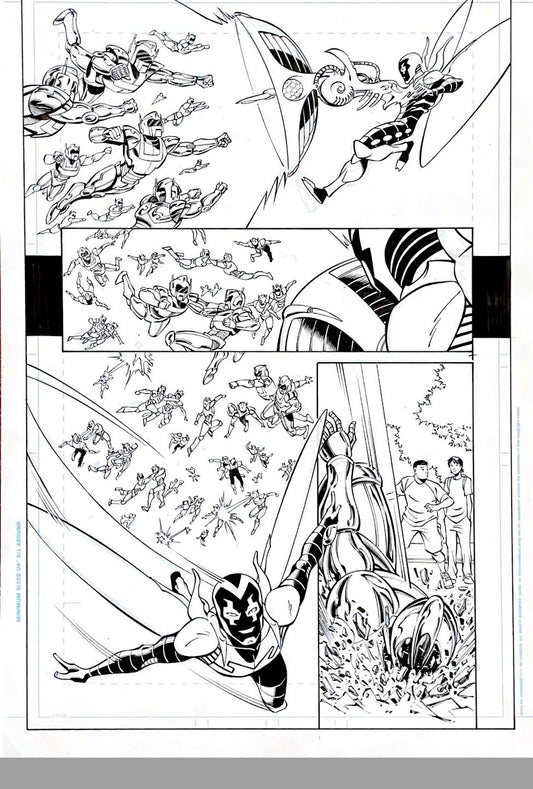 Mike Norton- Booster Gold/ Issue 22 Page 25 Pencils by Mike Norton, inks by Norm Rapmund