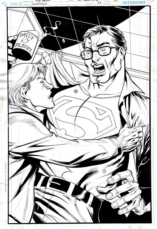Mike Norton- Countdown / Issue 37 Page 20 Pencils by Mike Norton, inks by Don Hillsman II