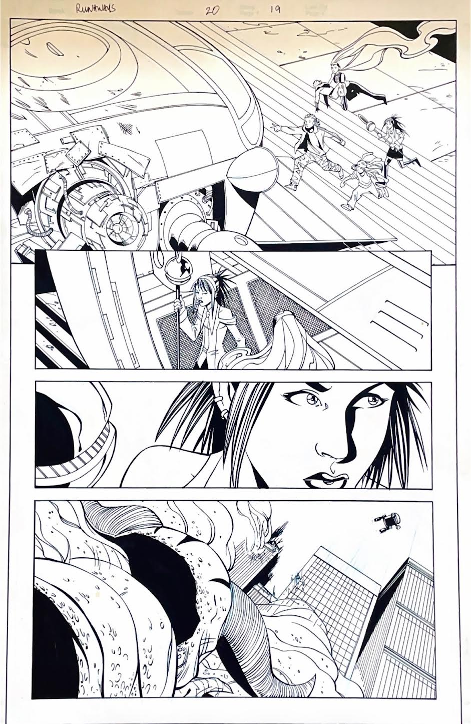 Mike Norton - Runaways Issue # 20 Page # 19