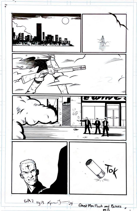 Raymar Brunson - Ghost Man: Flesh and Bullets- Issue #2 Page # 13
