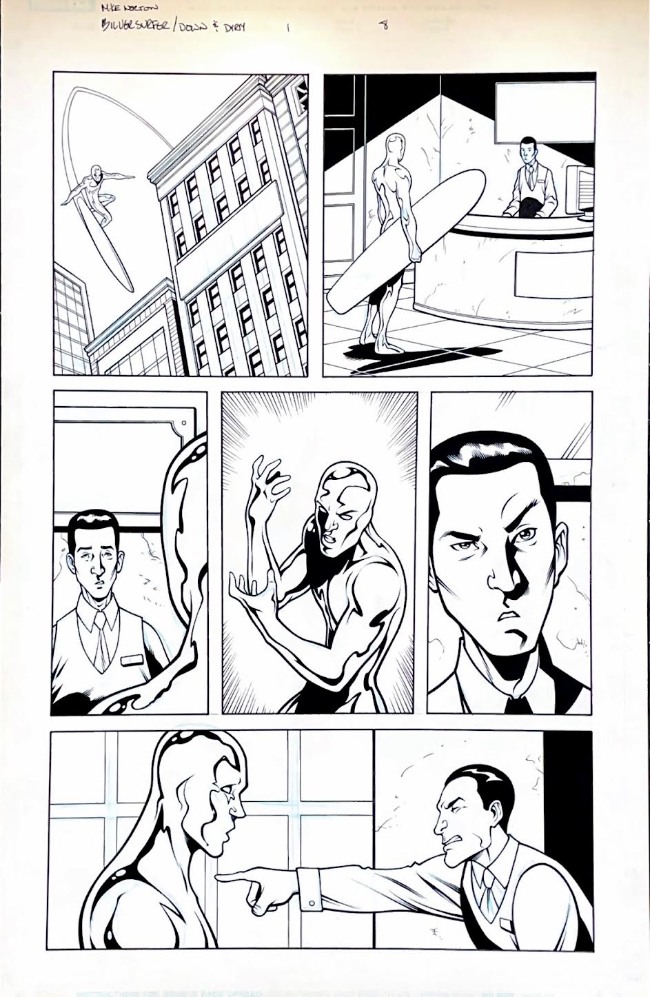 Mike Norton -  The Silver Surfer- Issue # 1-  Page #8