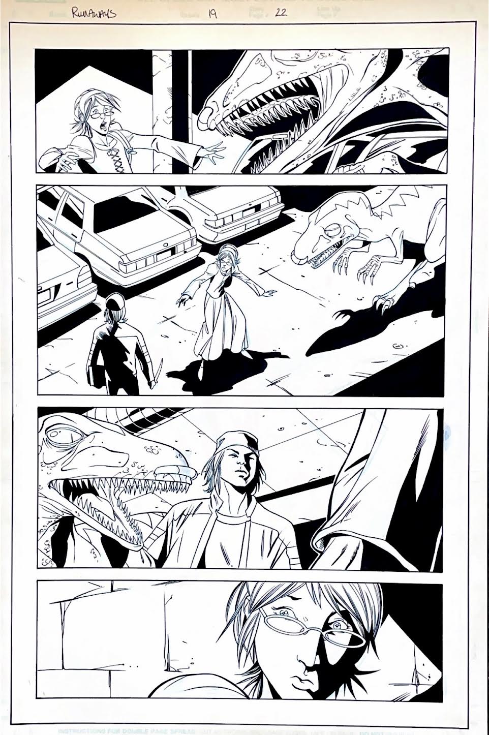 Mike Norton - Runaways - Issue# 19 - Page# 22