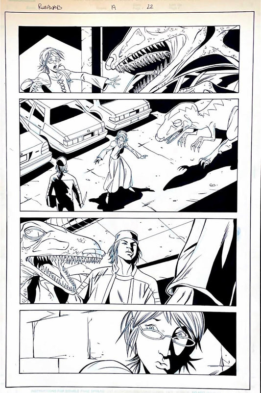 Mike Norton - Runaways - Issue# 19 - Page# 22