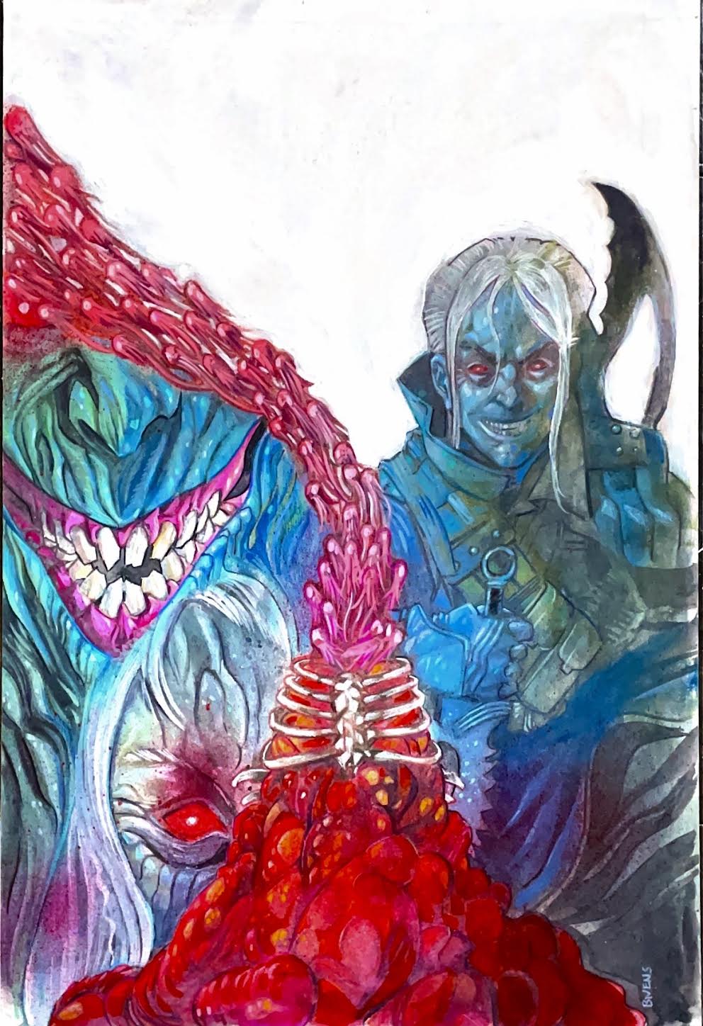 John Bivens: PLAGUE SEEKER ISSUE #0 - COVER C