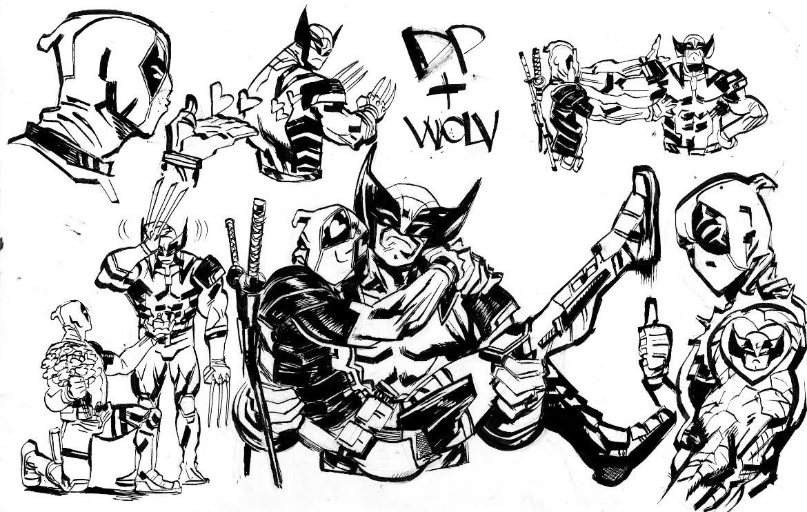 Scott Hepburn -Deadpool  loves Wolverine 3  /  Licensing