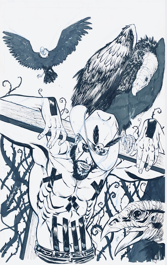 Tim Seeley - THE CROW: LETHE 3  - Variant Cover