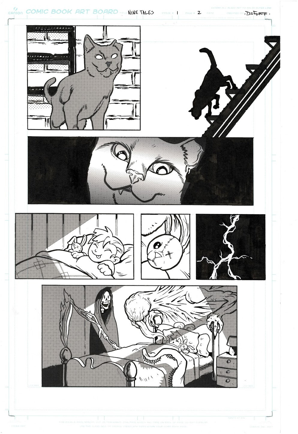 Davey DeForne - Nine Tales  Issue #1 Page #2