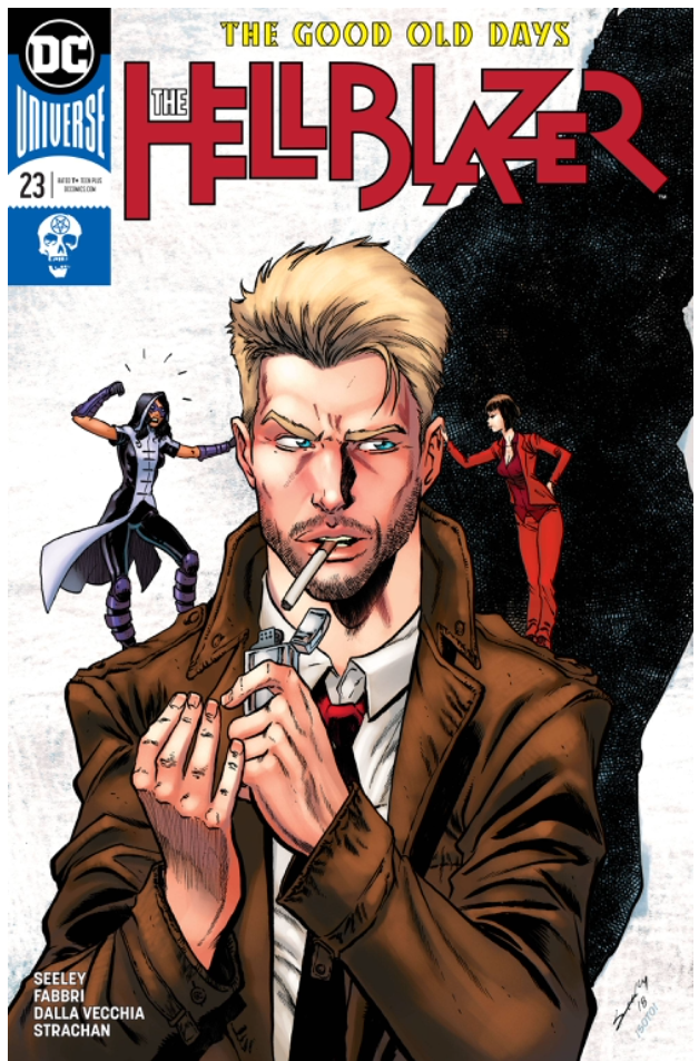 Tim Seeley -Hellblazer #23 Cover.