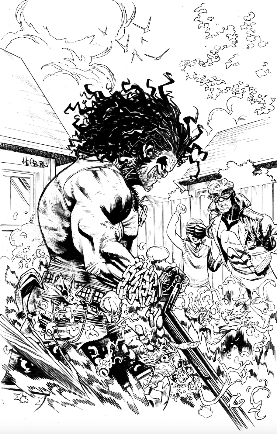 Scott Hepburn - Lobo-Animal man-Pitch Contest Art