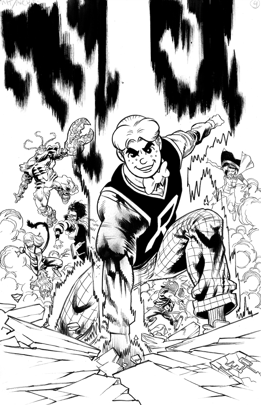 Scott Hepburn - ARCHIE VS MINOR THREATS  COVER #4