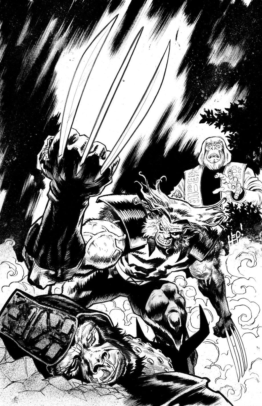 Scott Hepburn - Planet of the Apes Vs. Fantastic Four #3 Variant Cover