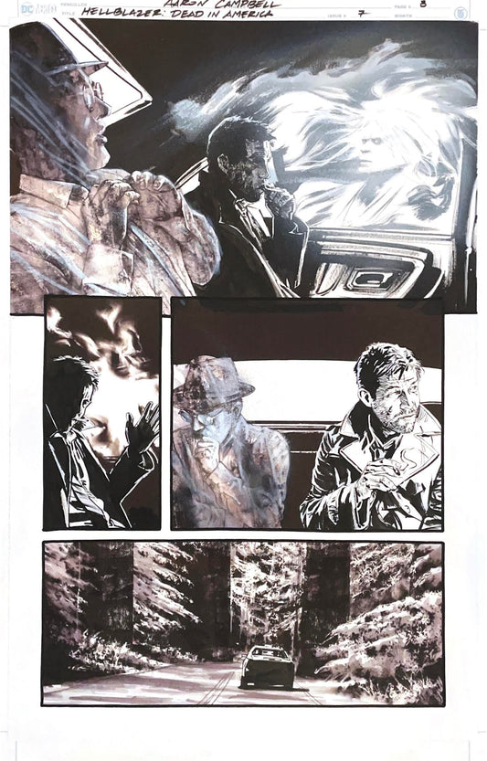 Aaron Campbell -  Hellblazer: Dead in America Issue 7 -  Page # 8