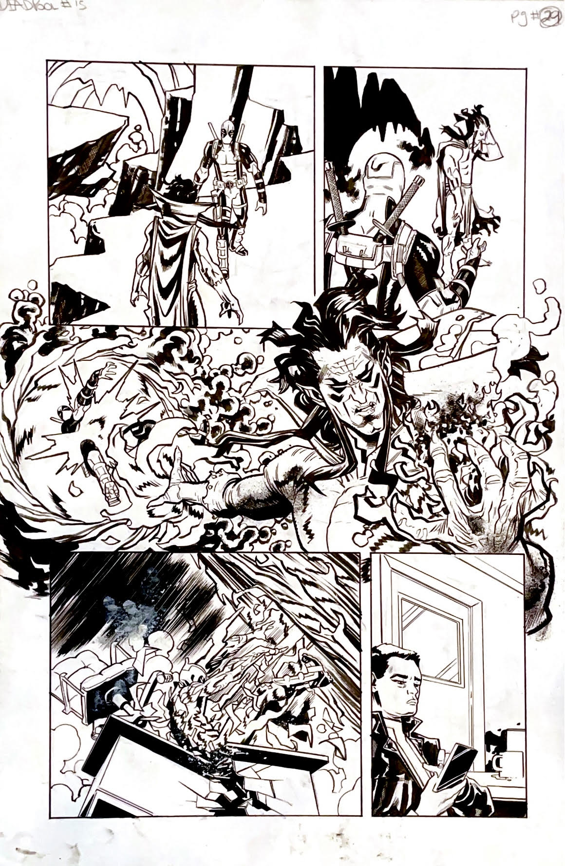 Scott Hepburn -DEADPOOL #15 - Page 29 Comic Art
