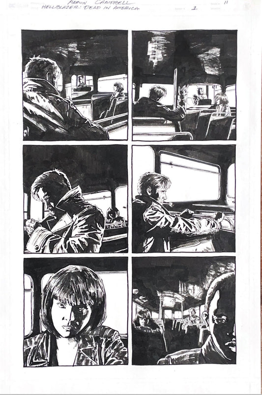 Aaron Campbell -  Hellblazer: Dead in America Issue 1/ - Page #11