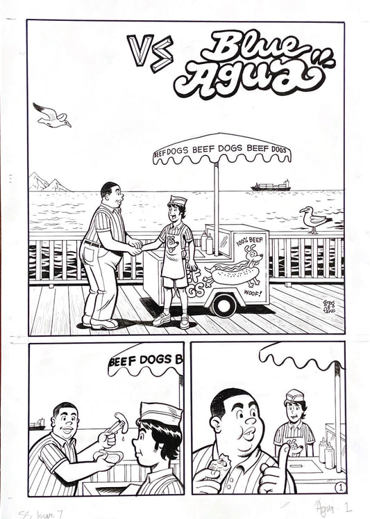 Greg & Fake - Santos Sisters #7 - "Agua" Page 1