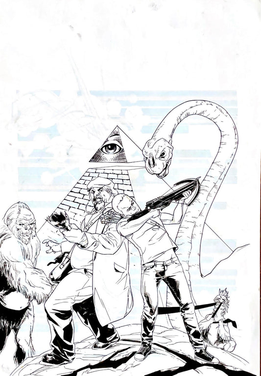 Kalman Andrasofszky - Archer & Armstrong #10 - Cover (Unpublished)