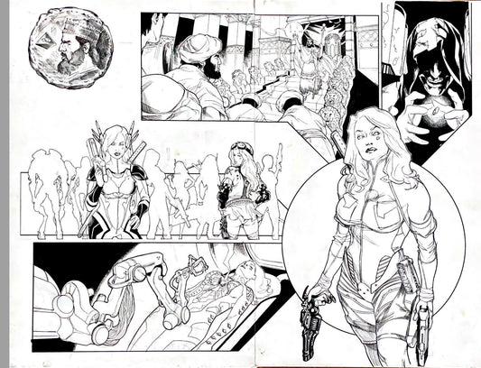 Kalman Andrasofszky -Artifacts #7 Double page spread