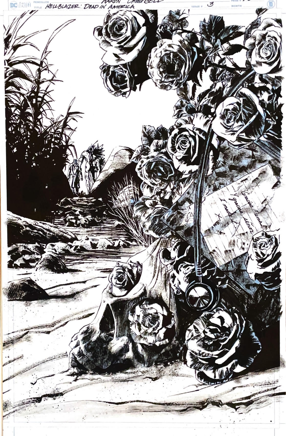Aaron Campbell -  Hellblazer: Dead in America Issue 3 -  Page # 28