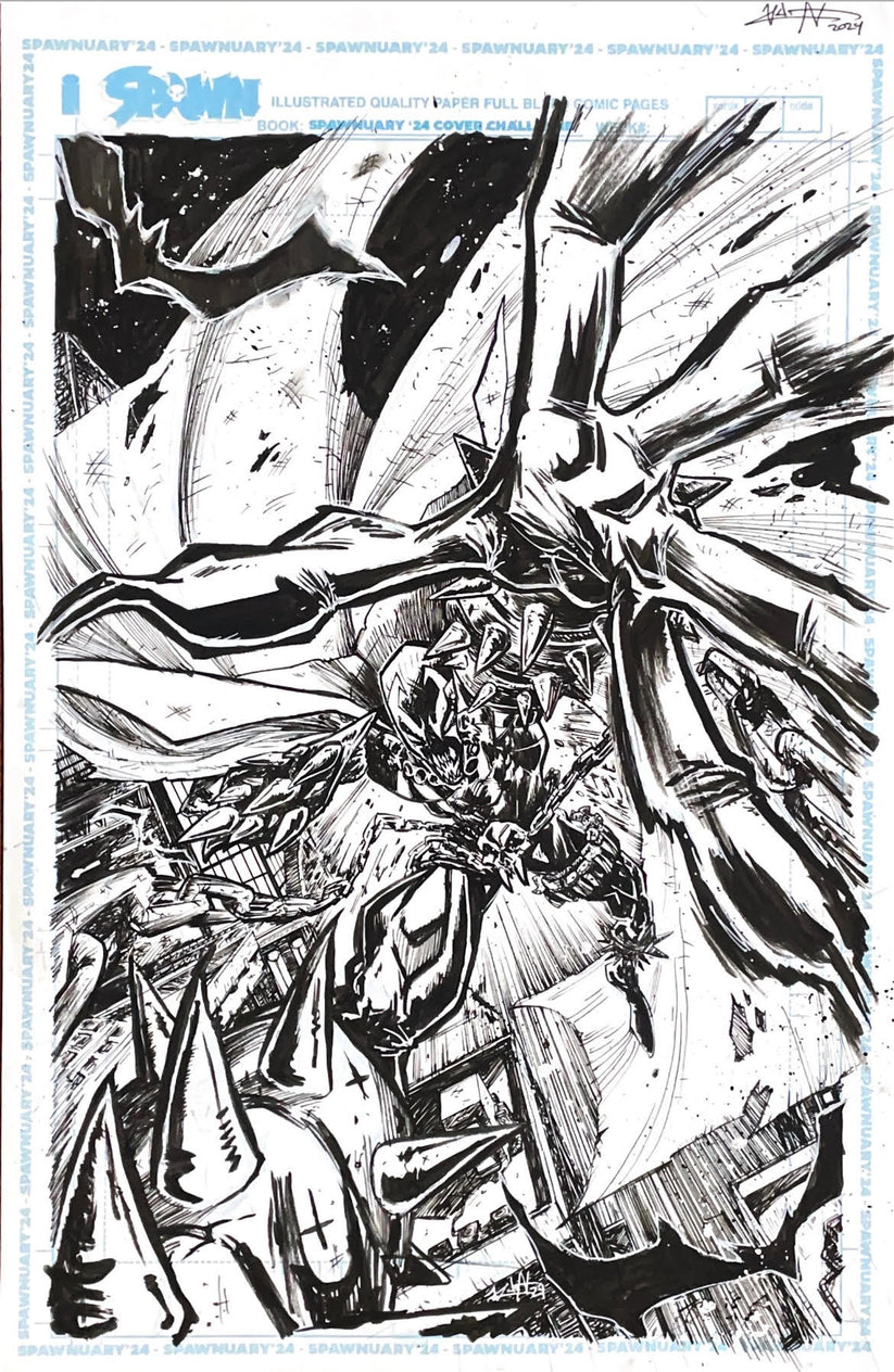 Jimmy Kucaj Spawn Sketch