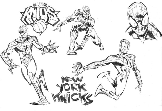 Scott Hepburn - NBA- Spiderman / LICENCING (New York Knicks)