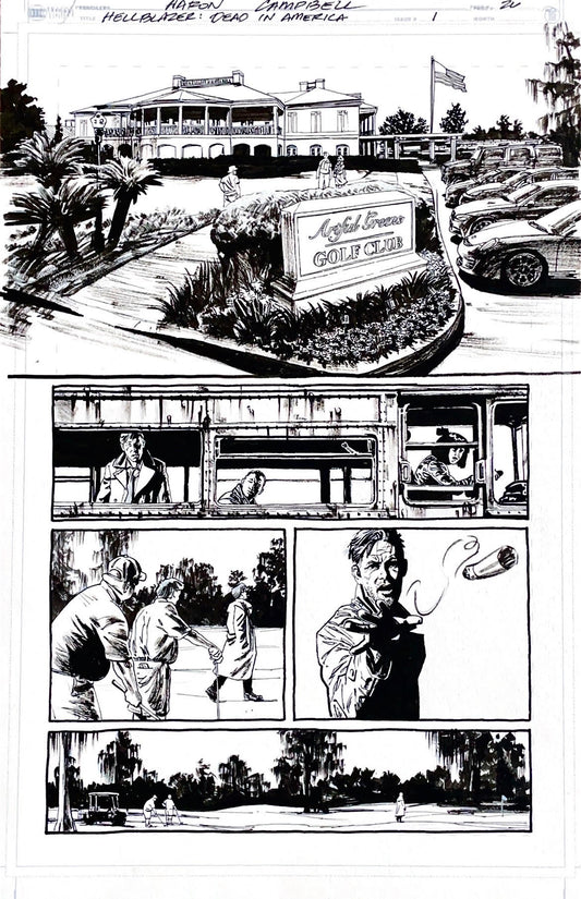 Aaron Campbell -  Hellblazer: Dead in America Issue 1 - Page #26